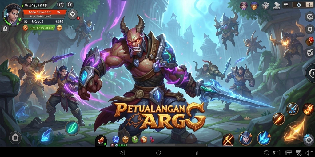 Screenshot gameplay AA62 menampilkan aksi penuh intensitas dan petualangan yang seru.