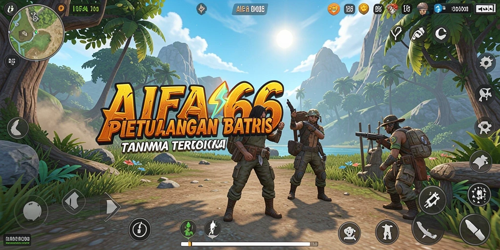 Tangkapan layar AIFA66 menampilkan gameplay seru eksplorasi dunia terbuka.