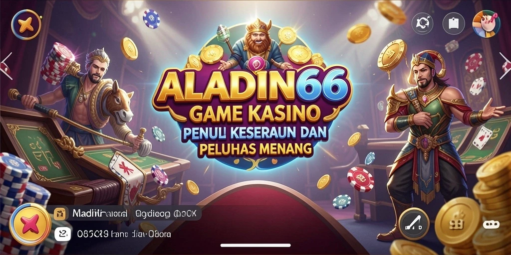 Tampilan menarik dari gameplay Kasino di ALADIN66