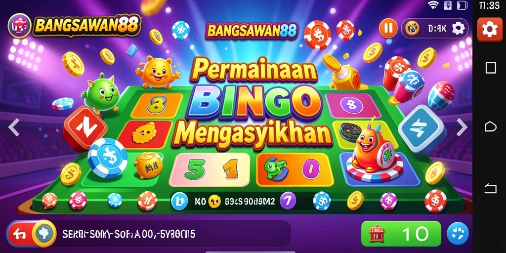 Tampilan gameplay seru di BANGSAWAN88 dengan berbagai kartu Bingo.
