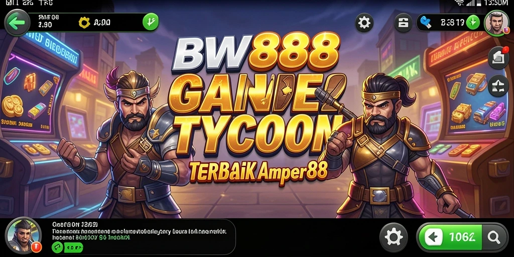 Tampilan utama BW888 menampilkan gameplay Tycoon yang seru dan kompetitif.