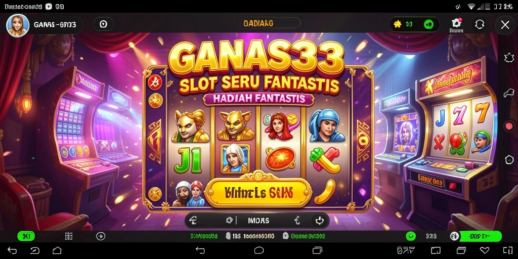 Tampilan menarik dari permainan Slot GANAS33 yang memikat.