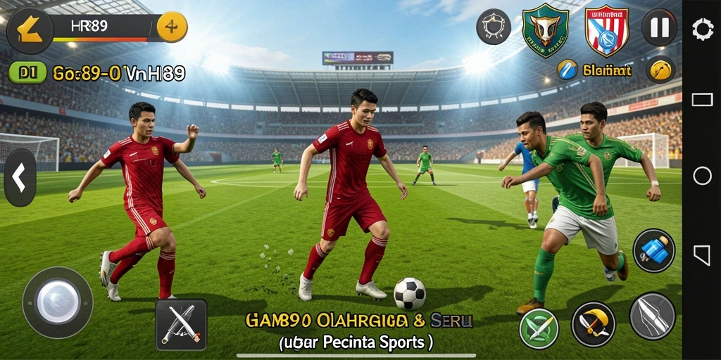 Tampilan gameplay HR89 yang seru dan mendebarkan.