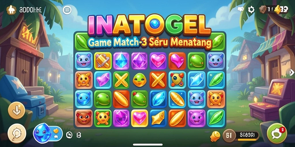 Gameplay seru INATOGEL yang penuh tantangan dan warna.