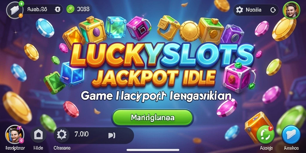 Tampilan screenshot LUCKYSLOTS menunjukkan gameplay slot yang menarik.