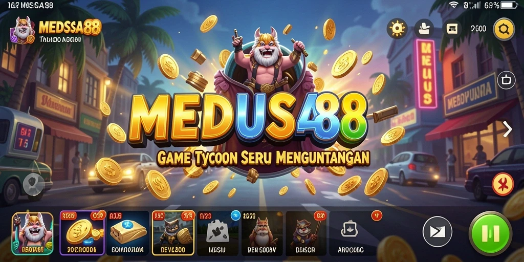 Tampilan gameplay Tycoon yang menarik dan interaktif.