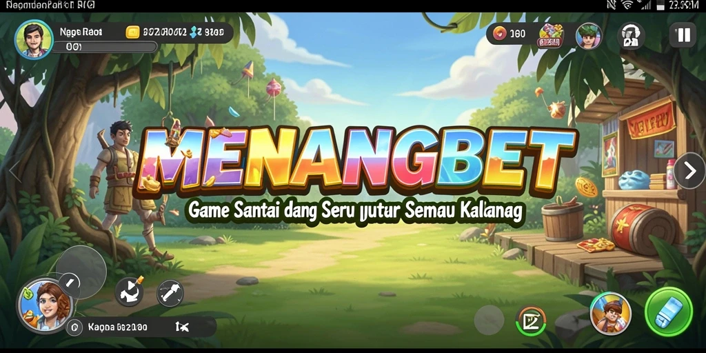 Tangkapan layar MENANGBET yang menampilkan gameplay santai yang seru.