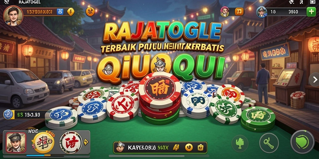 Gameplay seru QiuQiu di RAJATOGEL dengan tampilan menarik.