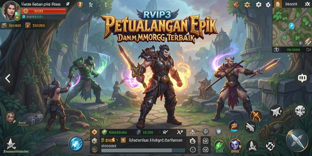Gameplay seru dalam RVIP3, menjelajahi dunia fantasi yang menakjubkan.