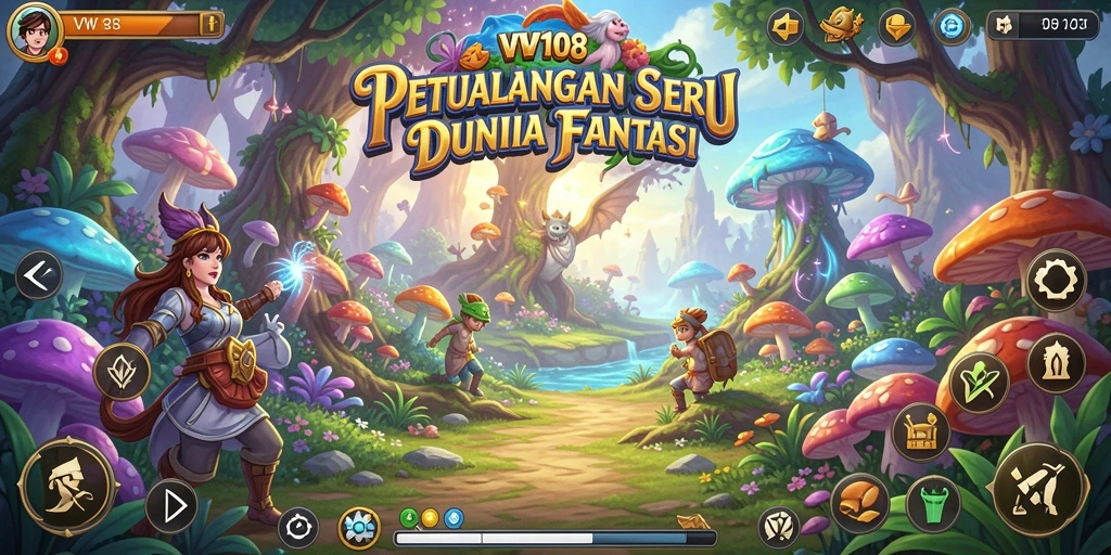 Gameplay seru dalam VW108 dengan pemandangan menakjubkan.