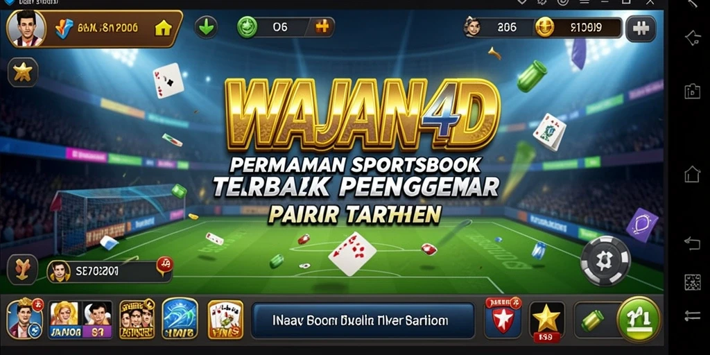Tampilan gameplay Sportsbook di aplikasi WAJAN4D yang menarik.