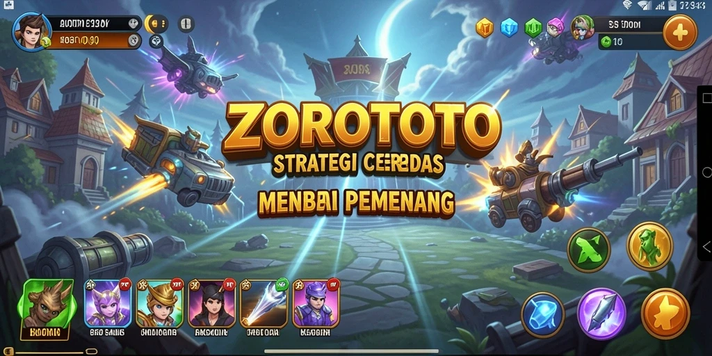 Tampilan gameplay menarik dari ZOROTOTO yang penuh strategi.